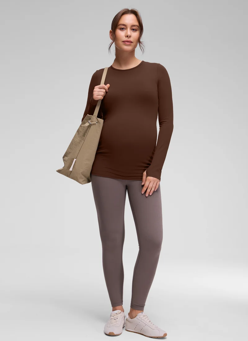 Butterluxe Maternity Crewneck Long Sleeve