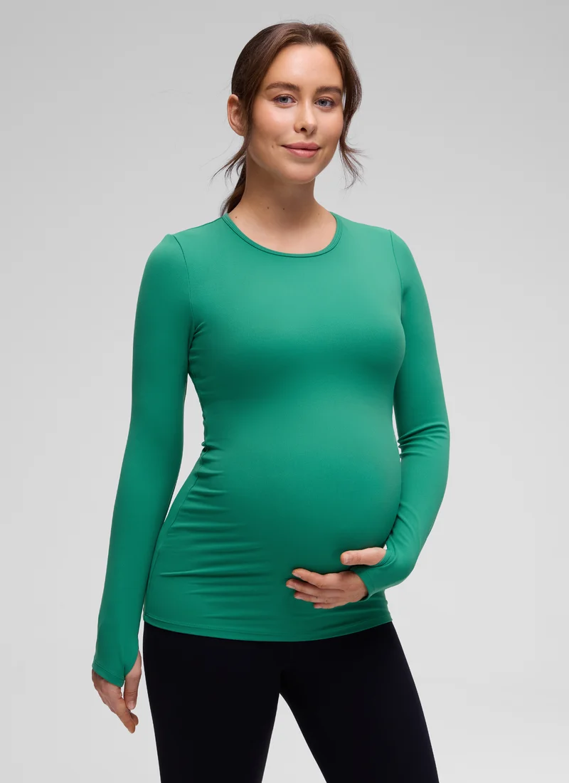 Butterluxe Maternity Crewneck Long Sleeve