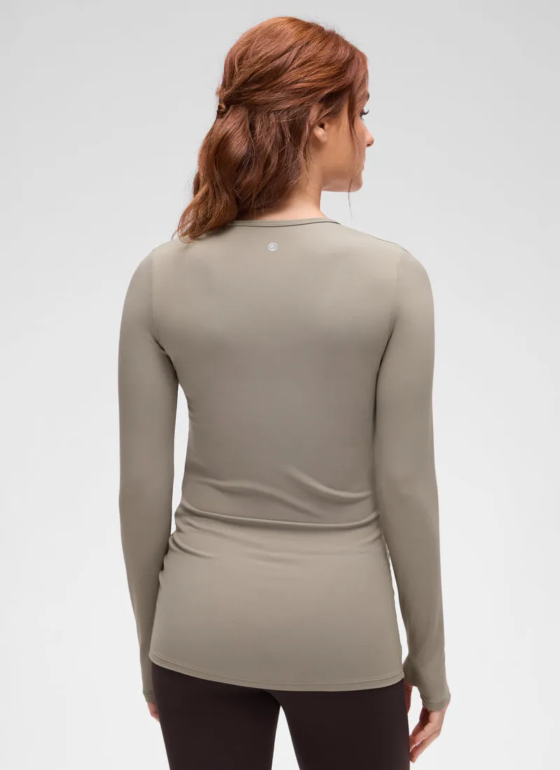 Butterluxe Maternity Crewneck Long Sleeve
