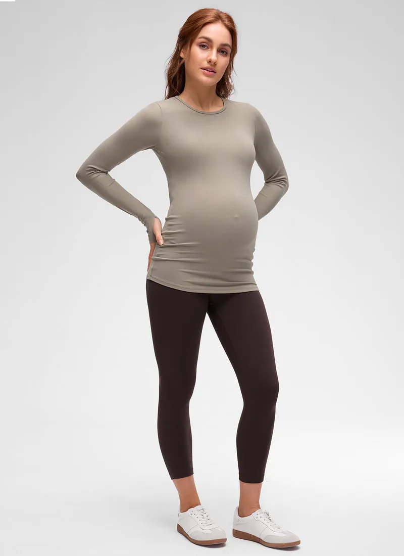 Butterluxe Maternity Crewneck Long Sleeve