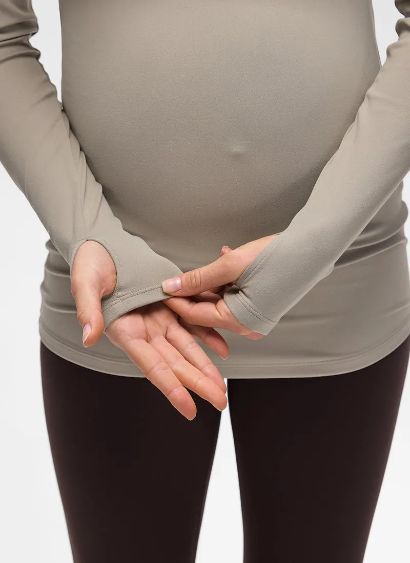 Butterluxe Maternity Crewneck Long Sleeve