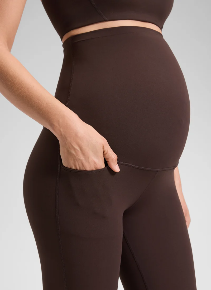 Butterluxe Maternity Flare Pocket Legging 33"