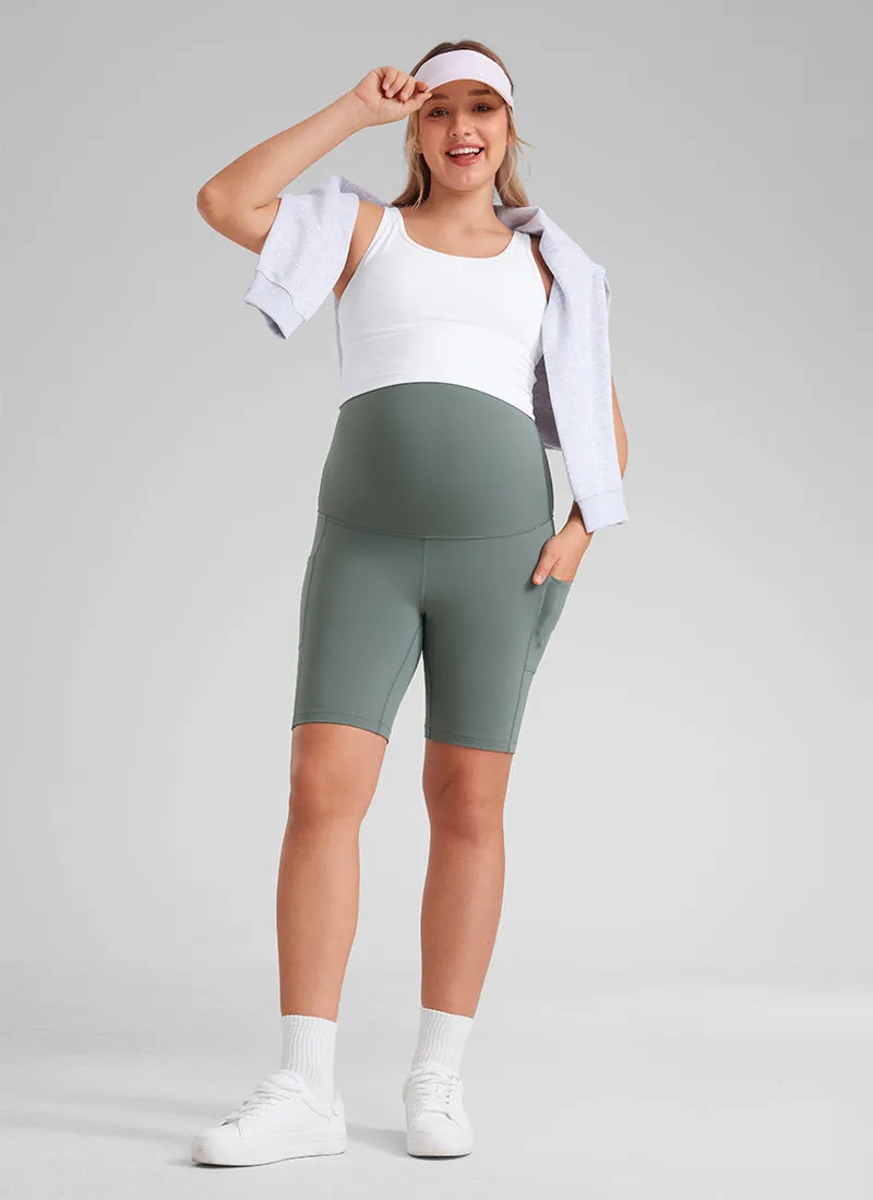 Butterluxe Maternity Pocket Shorts 8''