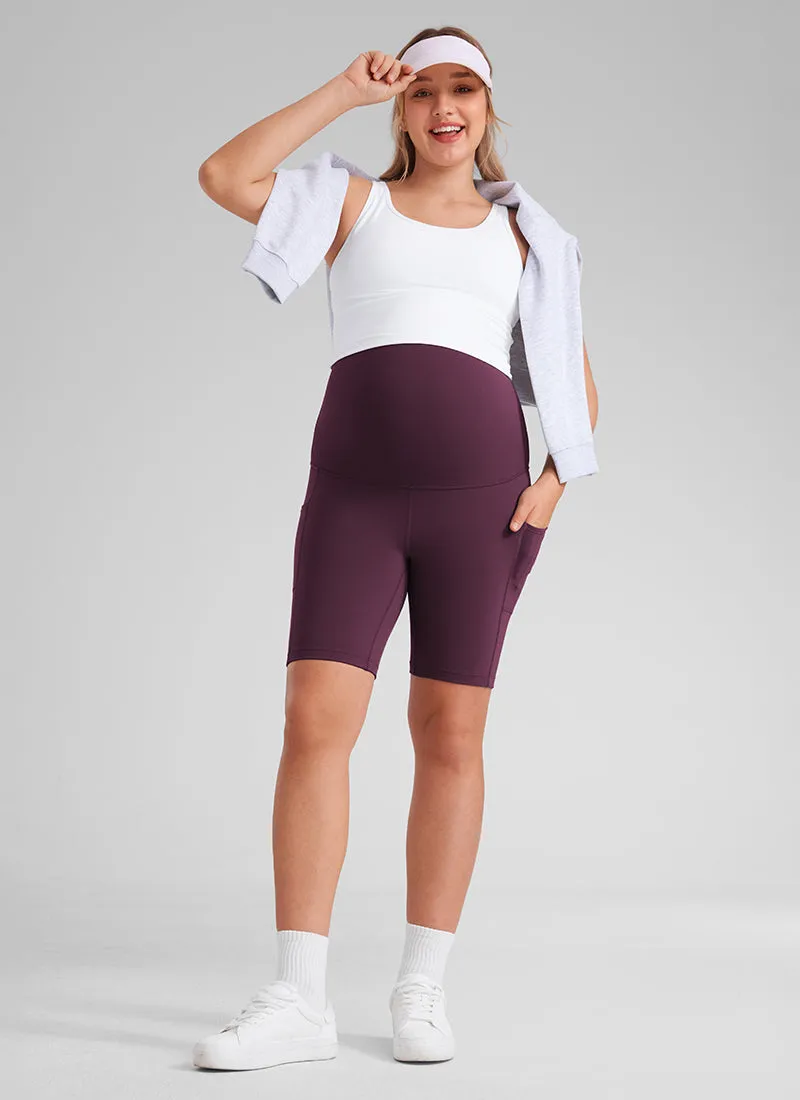 Butterluxe Maternity Pocket Shorts 8''