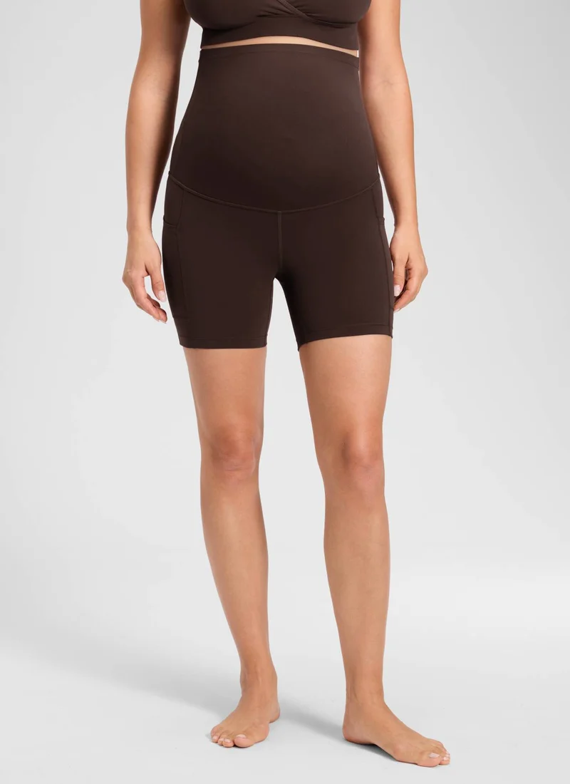 Butterluxe Maternity Pocket Shorts 5''