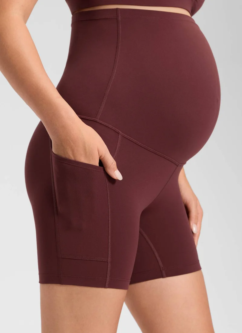 Butterluxe Maternity Pocket Shorts 5''