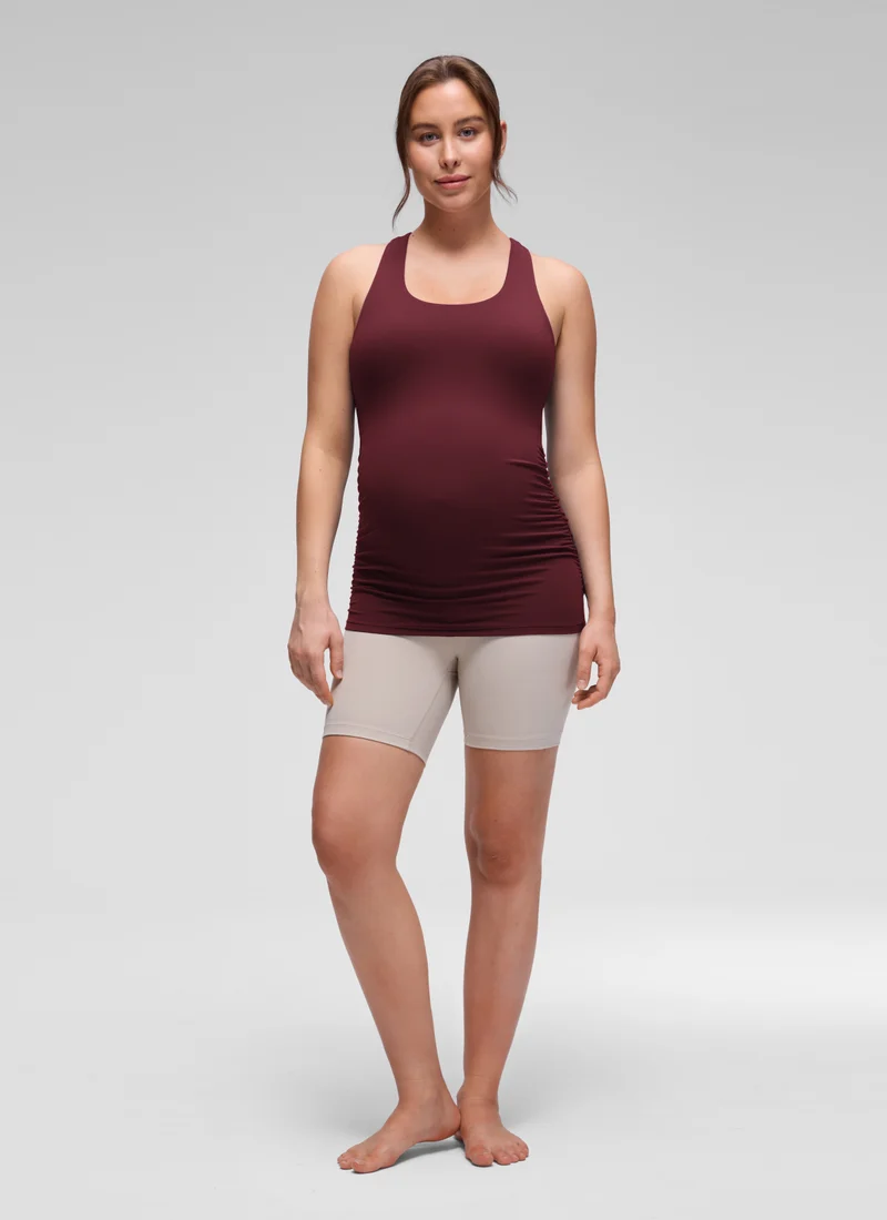 Butterluxe Maternity Built in Bra Ruched Tank