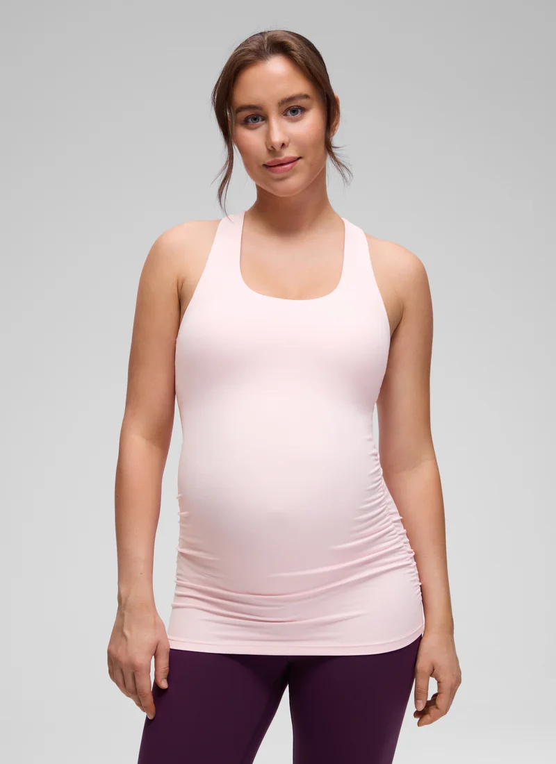 Butterluxe Maternity Built in Bra Ruched Tank