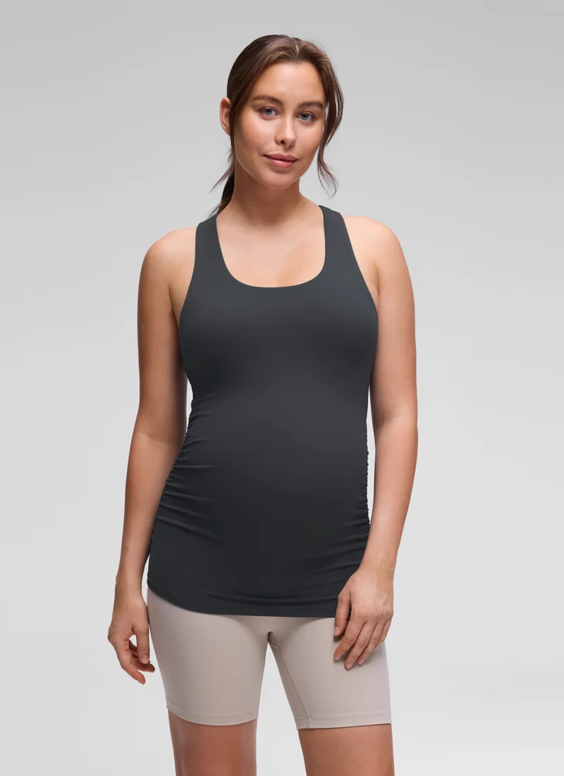 Butterluxe Maternity Built in Bra Ruched Tank