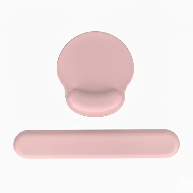 Tapis de souris ergonomique et coussin clavier 2-en-1