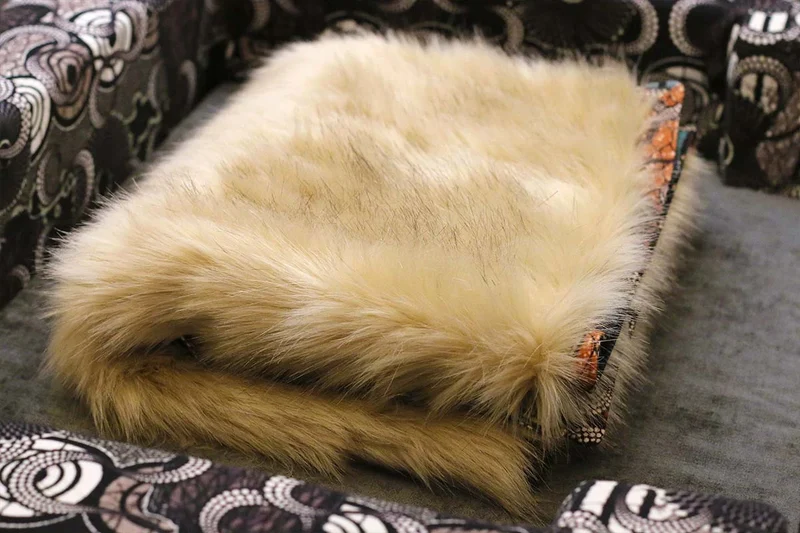 Couverture pour chat « Metis » Africa - Tissu Jean-Paul Gaultier
