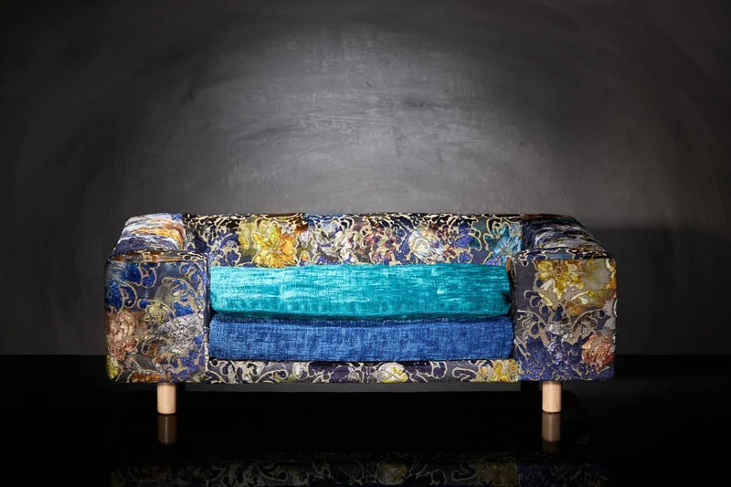 Canapé pour chien « Le Couture » Palace (Bleu ou Rose)