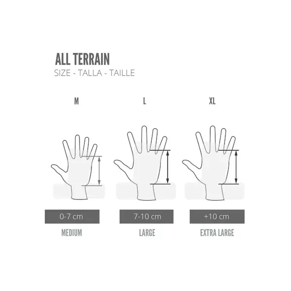 All Terrain Maniques Orange Taille L