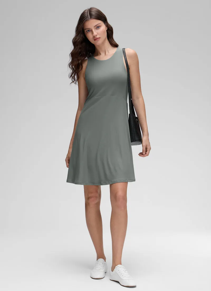 Cloudweight Double Lined Crewneck Dress
