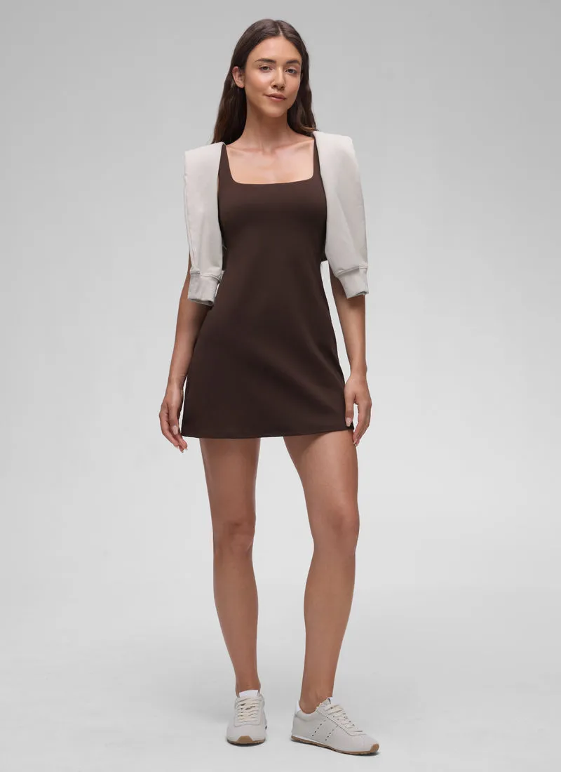 Butterluxe Square Neck Shelf Bra Dress