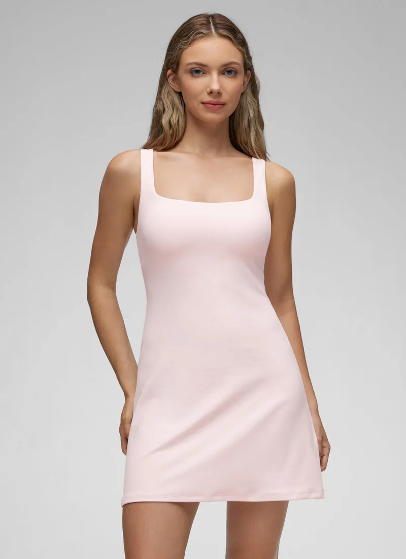 Butterluxe Square Neck Shelf Bra Dress