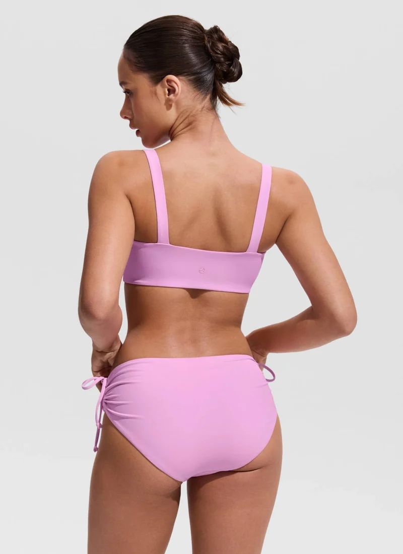Square Neck Wide Flat Straps Bikini Top