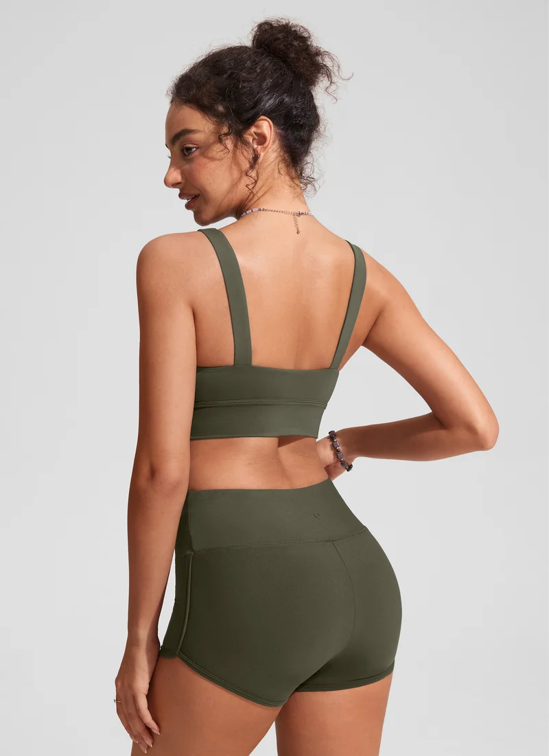 Supportive Modest Wide Straps Bikini Top