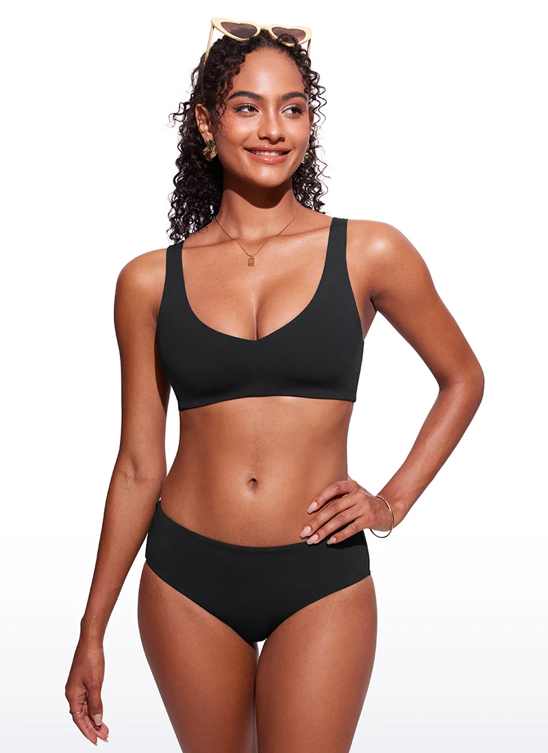 V Neck Bikini Padded Tops