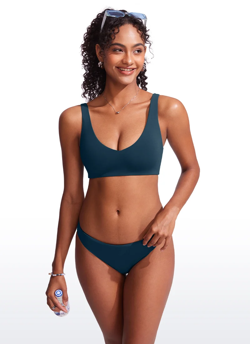 V Neck Bikini Padded Tops