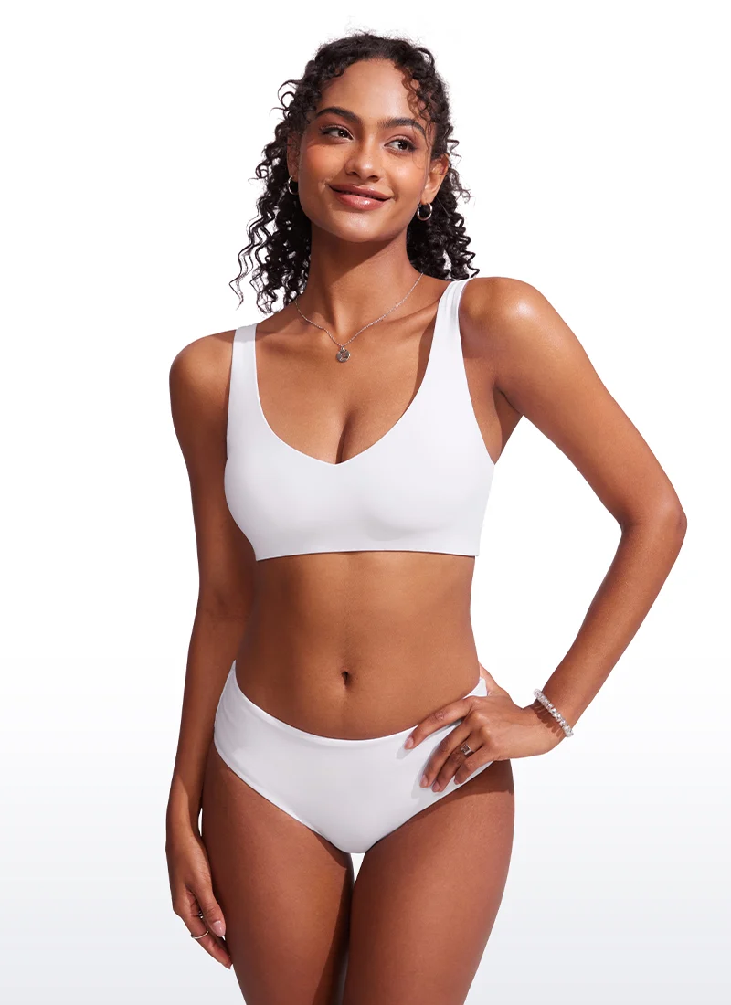 V Neck Bikini Padded Tops