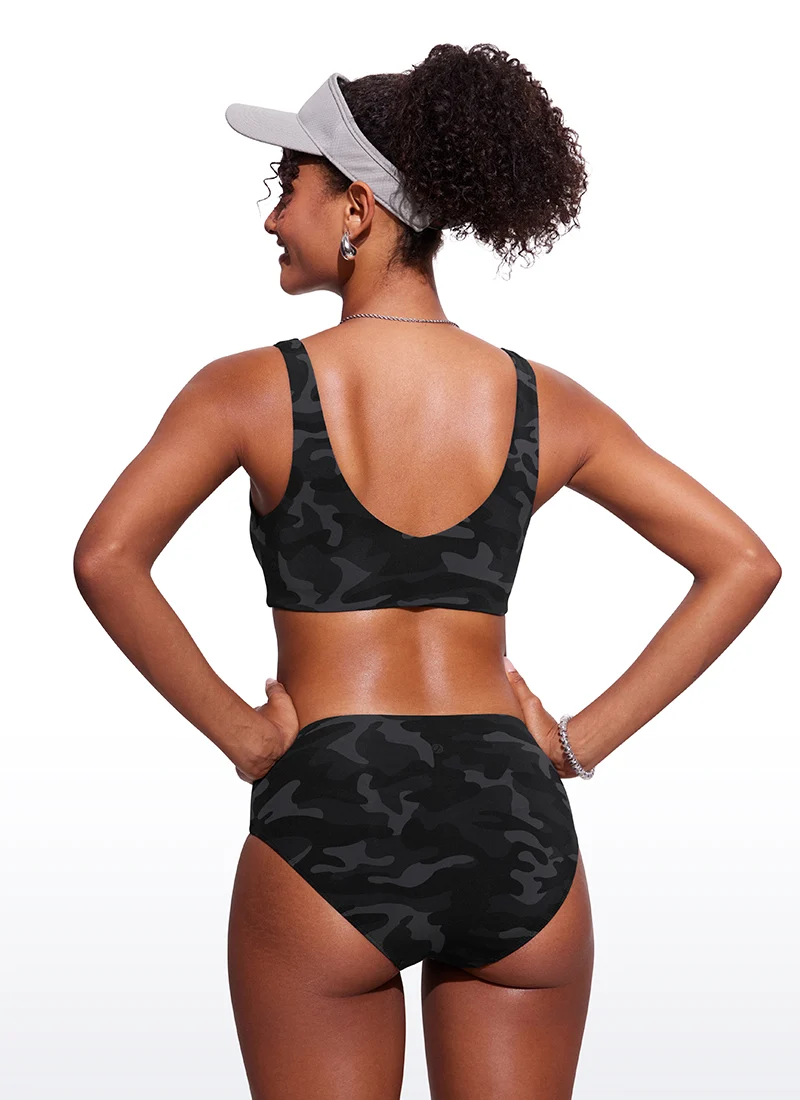 V Neck Bikini Padded Tops