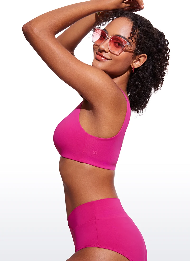 V Neck Bikini Padded Tops