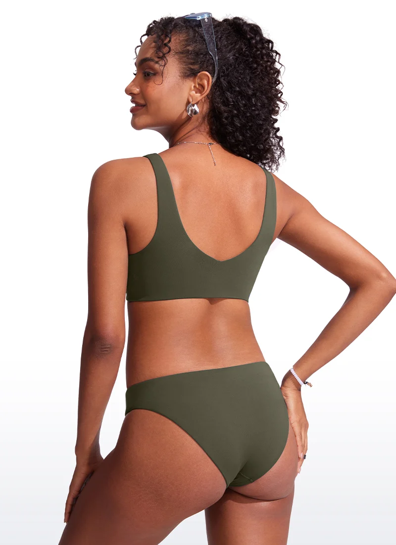 V Neck Bikini Padded Tops