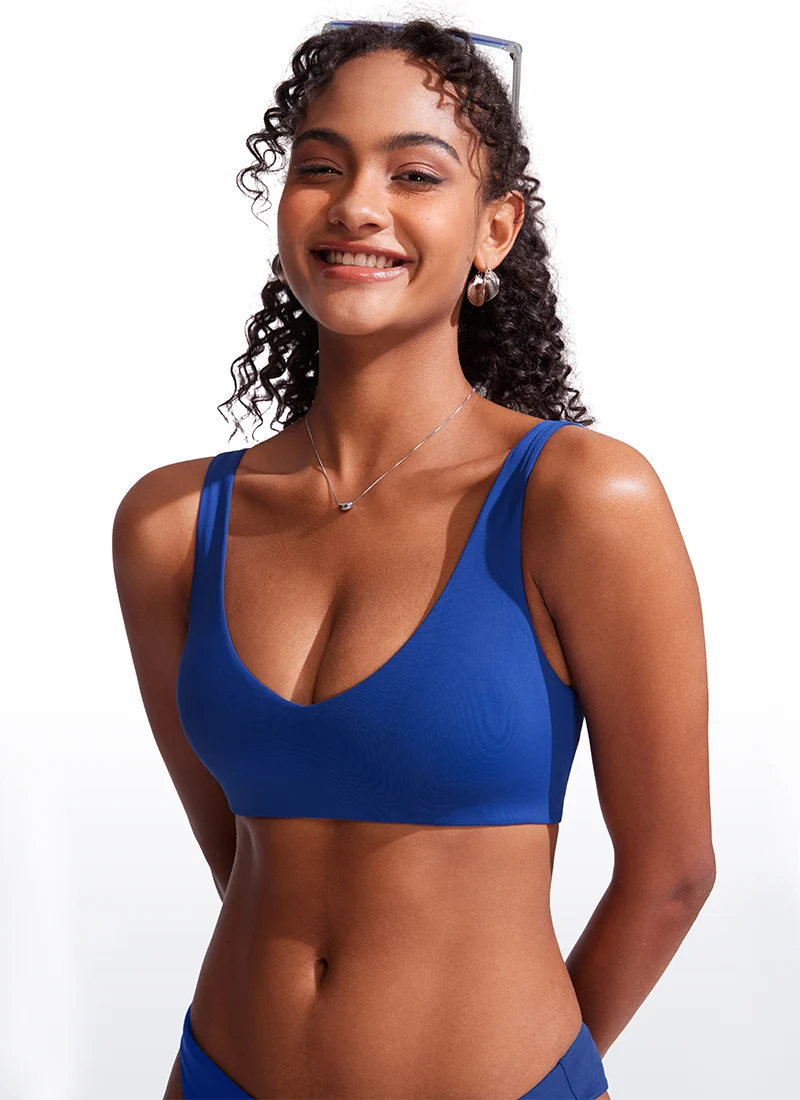 V Neck Bikini Padded Tops