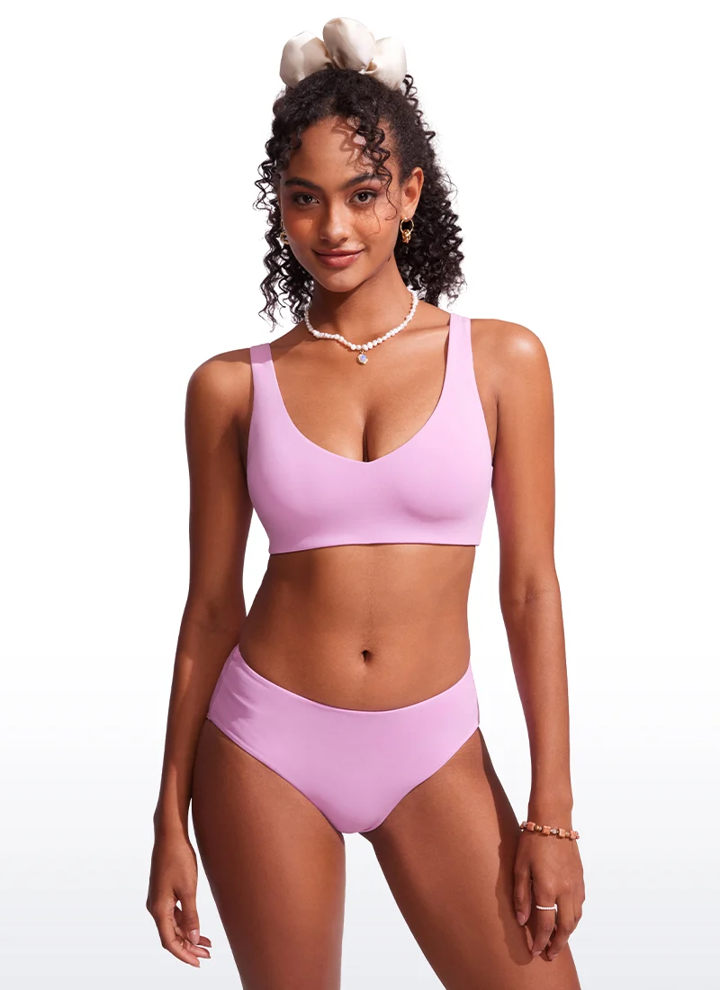 V Neck Bikini Padded Tops