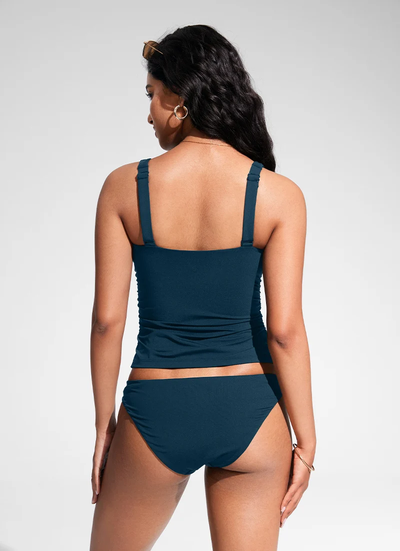 Sunshine Square Neck Tankini Top
