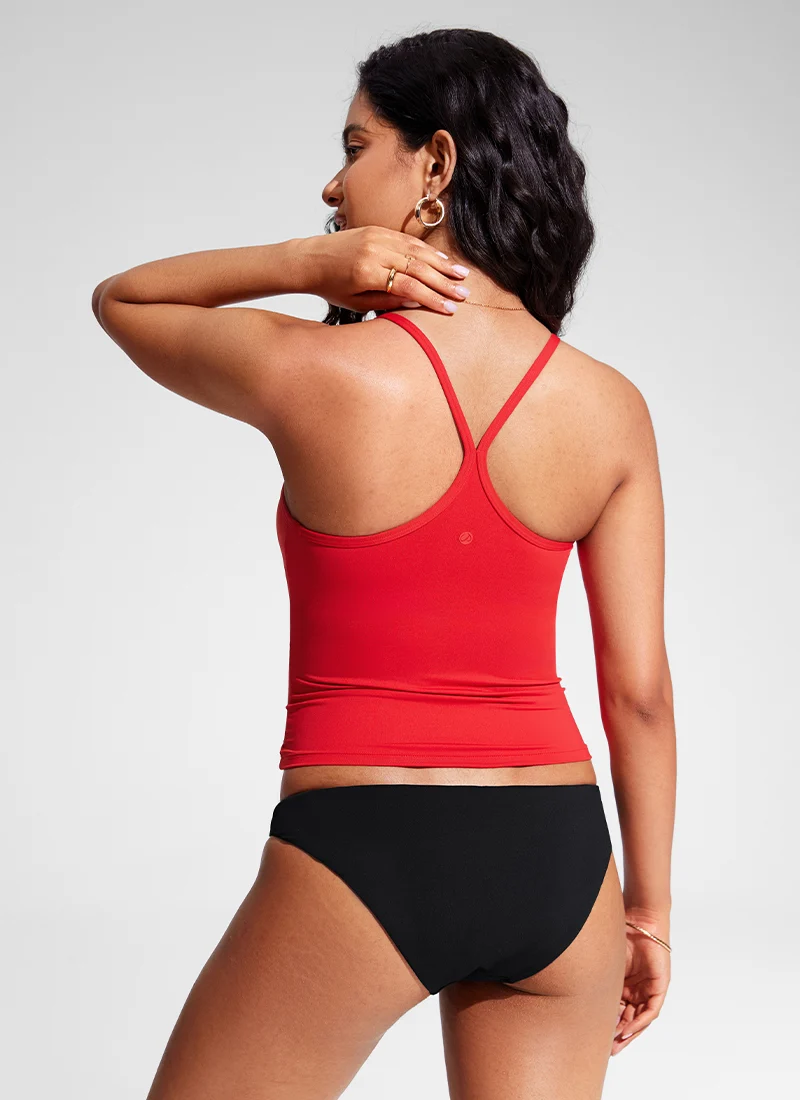 Sunshine Racerback Spaghetti Strap Tankini