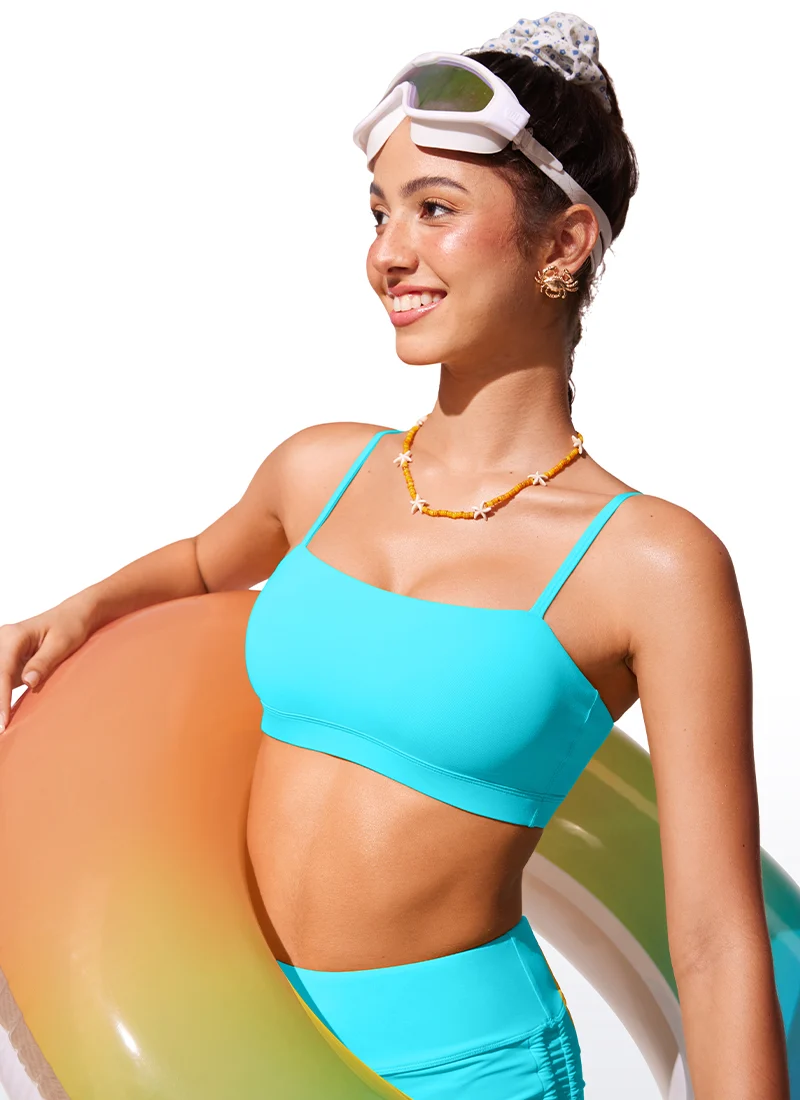 Adjustable Strap Padded Bikini Top