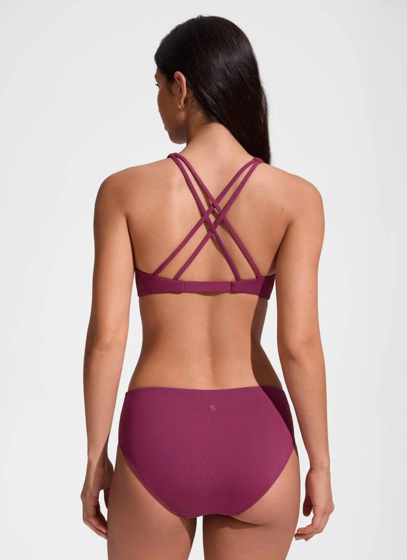 Sunshine Criss Cross Back Bikini Top