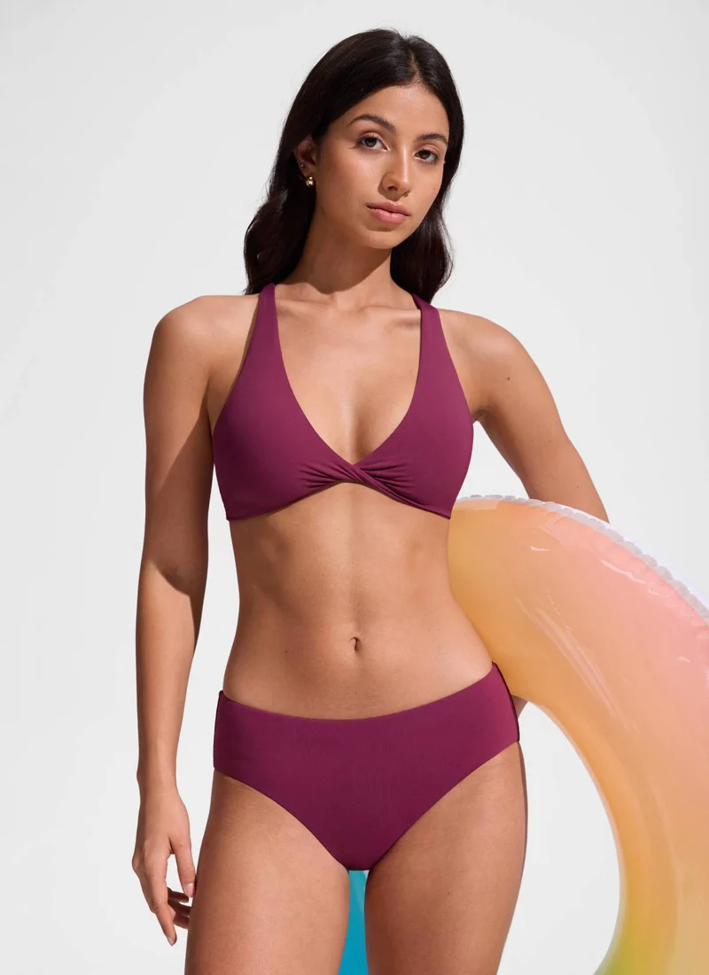 Sunshine Criss Cross Back Bikini Top