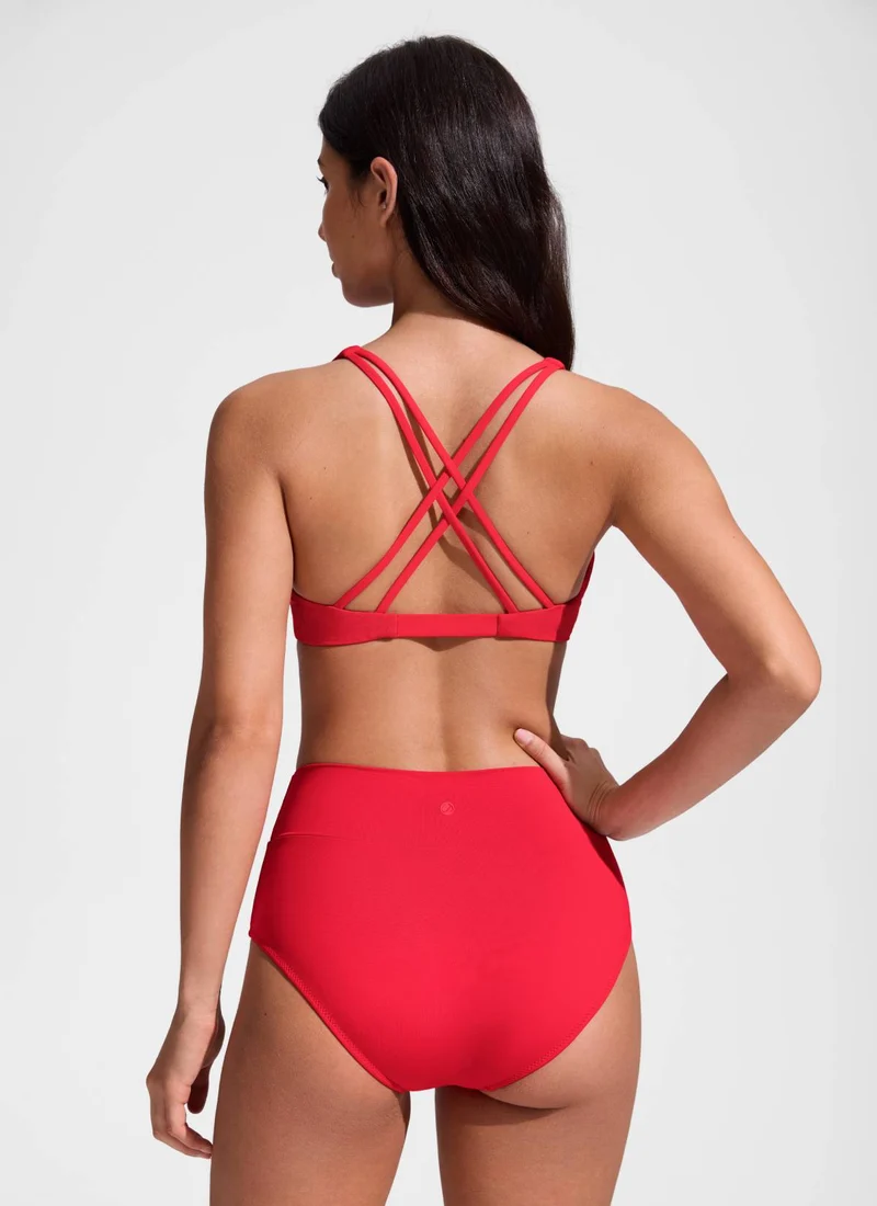 Sunshine Criss Cross Back Bikini Top