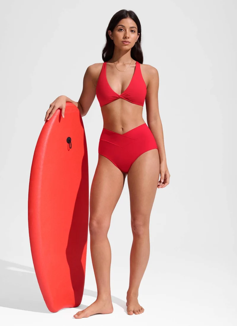 Sunshine Criss Cross Back Bikini Top