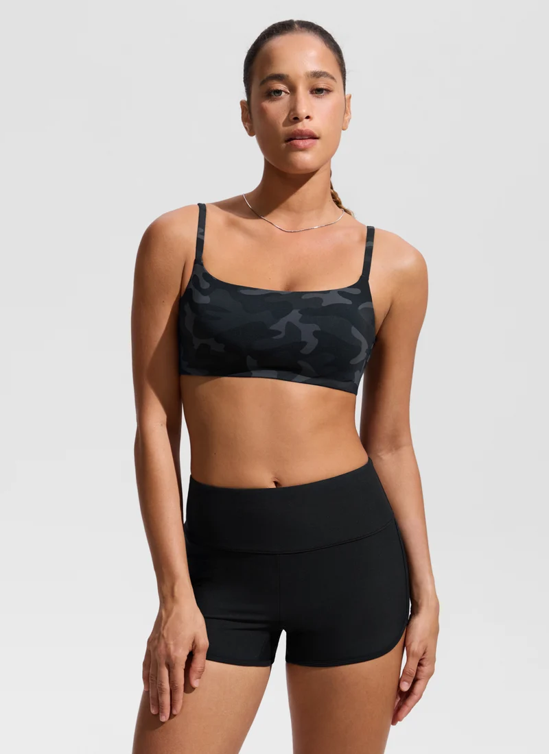 Scoop Neck Adjustable Strap D-DD Bikini Top