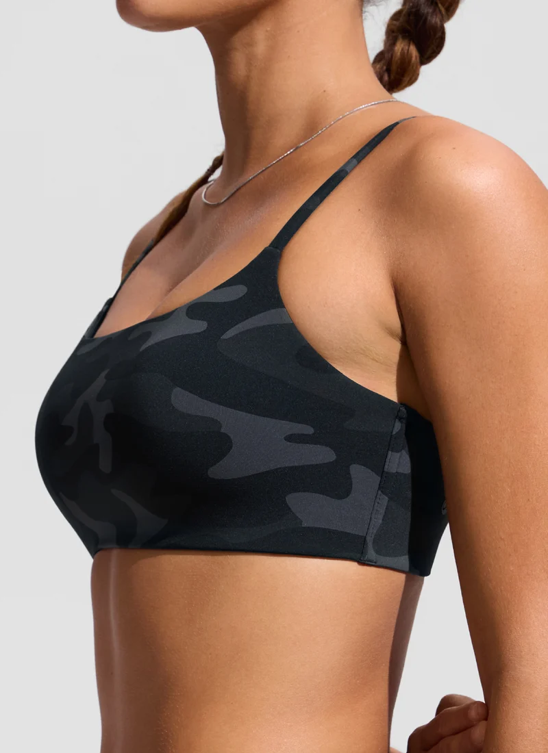 Scoop Neck Adjustable Strap D-DD Bikini Top