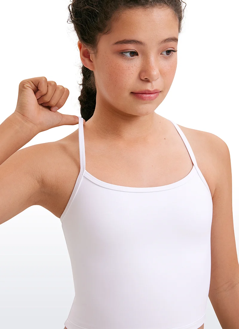 Butterluxe Girls Double Lined Y Back Tank Tops