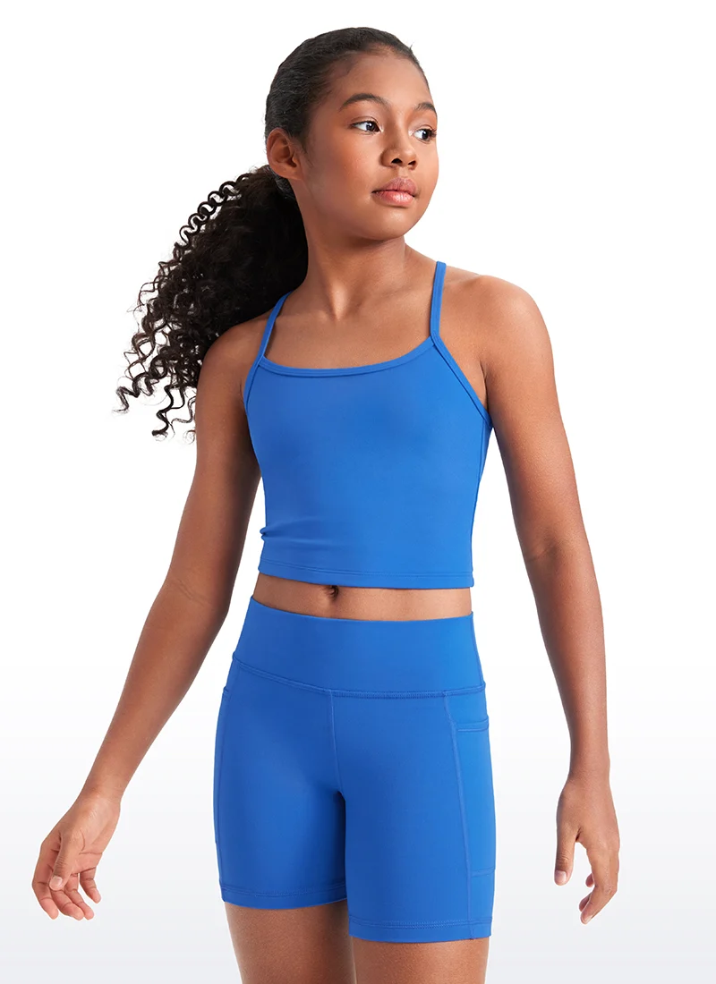Butterluxe Girls Double Lined Y Back Tank Tops