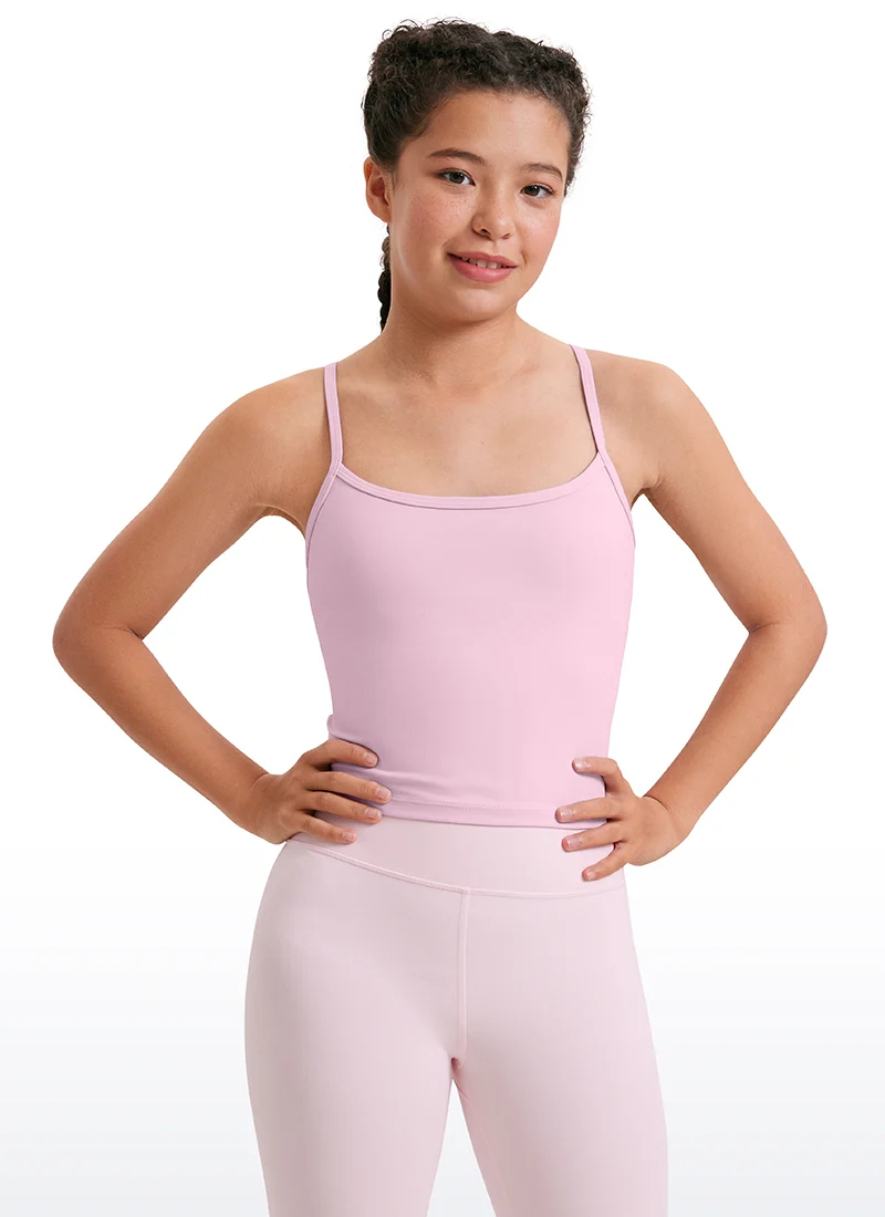 Butterluxe Girls Double Lined Y Back Tank Tops