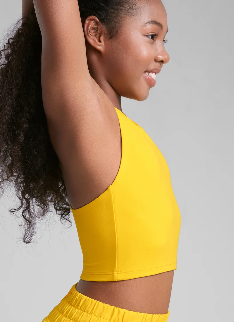 Butterluxe Girls Double Lined Racerback Tank Tops