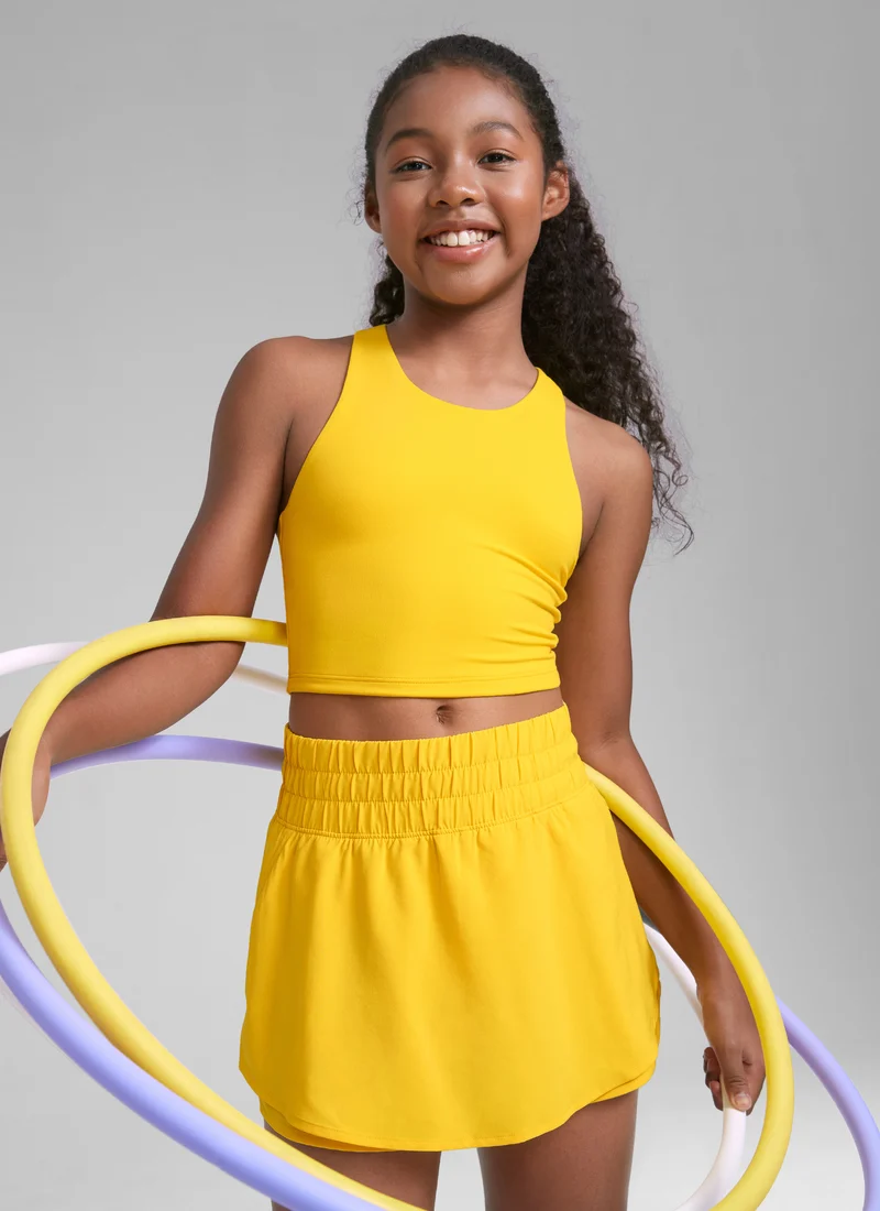 Butterluxe Girls Double Lined Racerback Tank Tops