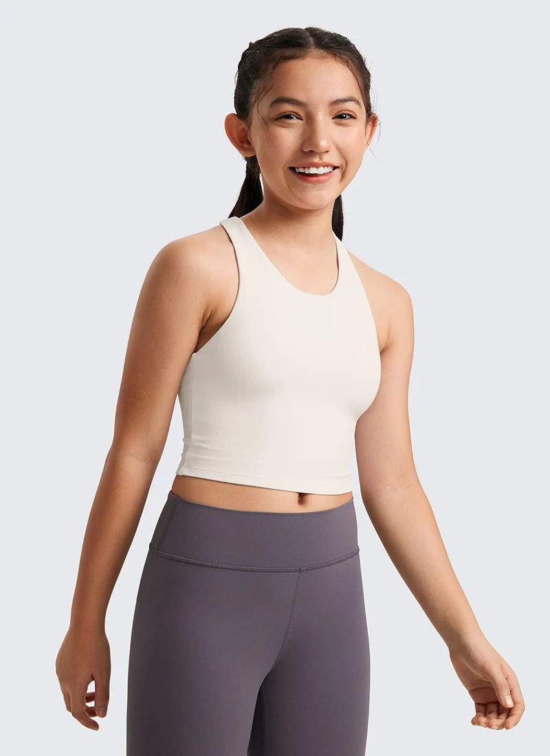 Butterluxe Girls Double Lined Racerback Tank Tops