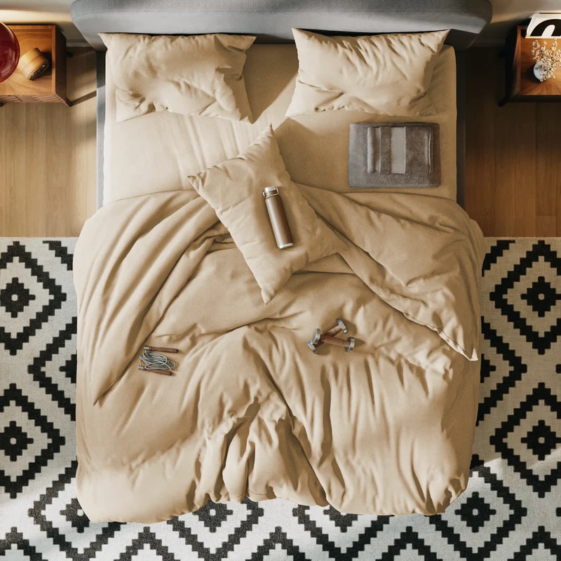 Drap housse flanelle de coton
