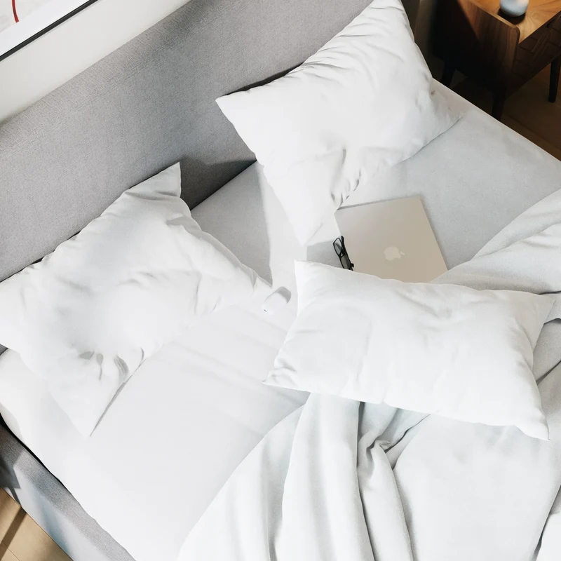Drap plat flanelle de coton