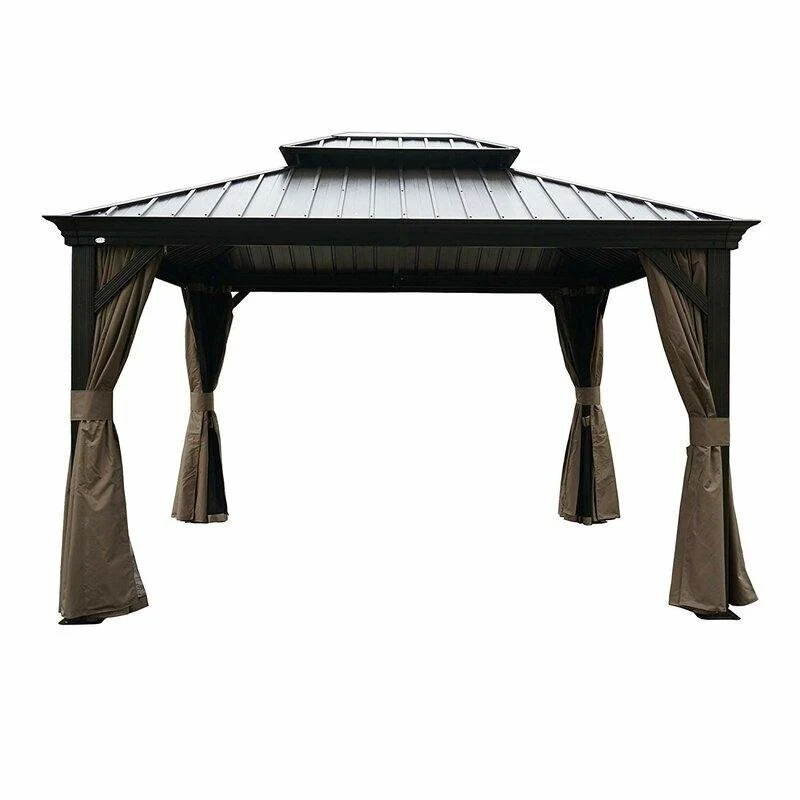 Dahlin Hardtop 12 Ft. W X 10 Ft. D Aluminum Patio Gazebo