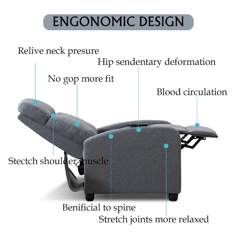 Versatile Push-Back Recliners for Your Living Room