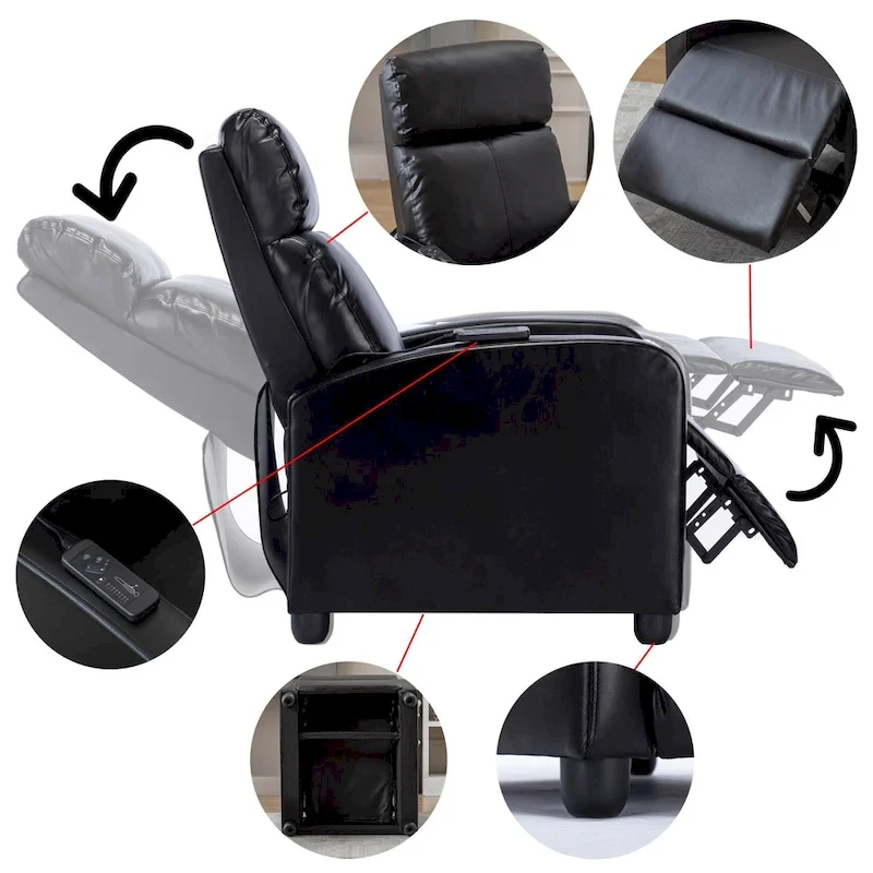 Versatile Push-Back Recliners for Your Living Room